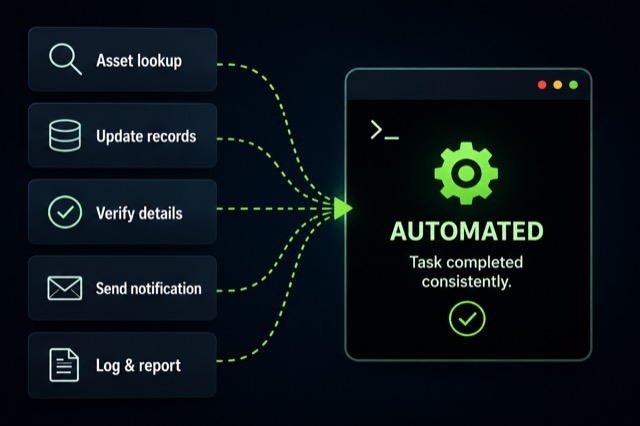 Small automation scripts improving repeated IT support tasks and operational workflows.